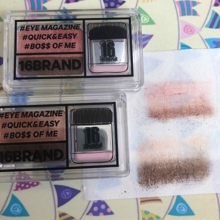16 EYE MAGAZINE/16BRAND/アイシャドウパレットを使ったクチコミ(1枚目)