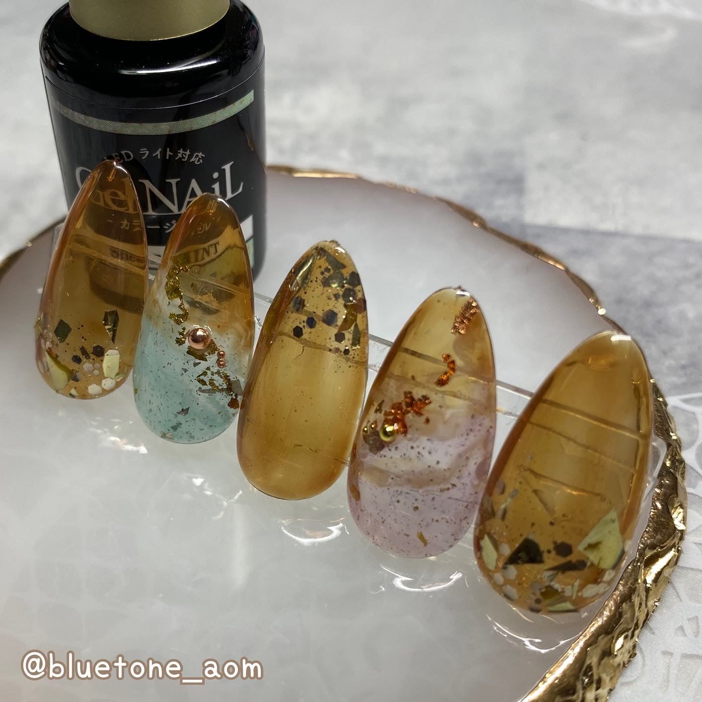 ジェルネイル(ライト対応)/セリア/ジェルネイルを使ったクチコミ(2枚目)