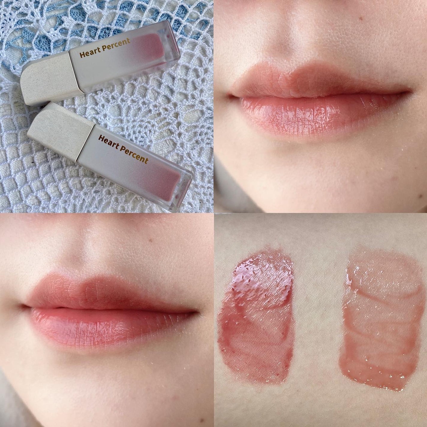 ドットオンムードピュアグロウティント/Heart Percent/リップティントを使ったクチコミ(2枚目)