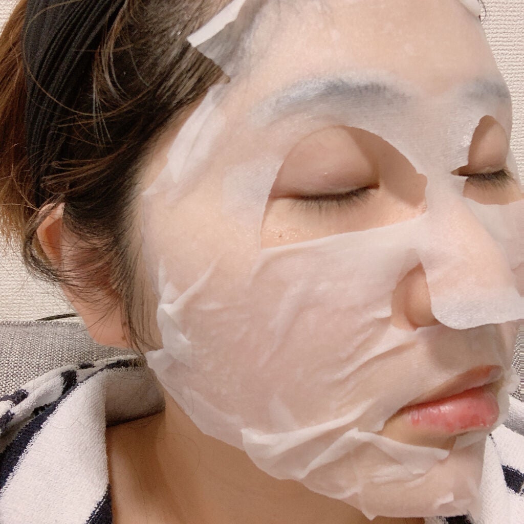 浮世絵シリーズ 歌麿ライン ローヤルゼリー+桜エッセンスマスク/MITOMO/シートマスク・パックを使ったクチコミ(5枚目)