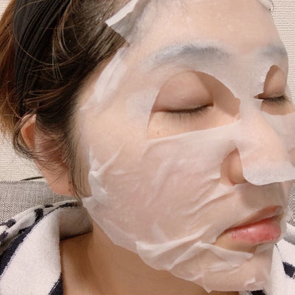 浮世絵シリーズ 歌麿ライン ローヤルゼリー+桜エッセンスマスク/MITOMO/シートマスク・パックを使ったクチコミ(5枚目)