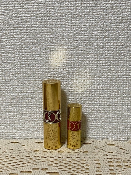 ルージュ ヴォリュプテ シャイン/YVES SAINT LAURENT BEAUTE/口紅を使ったクチコミ(4枚目)