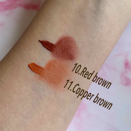 イベリスピメル ムースアイシャドウ 11 コッパーブラウン/pdc/ジェル・クリームアイシャドウを使ったクチコミ(2枚目)