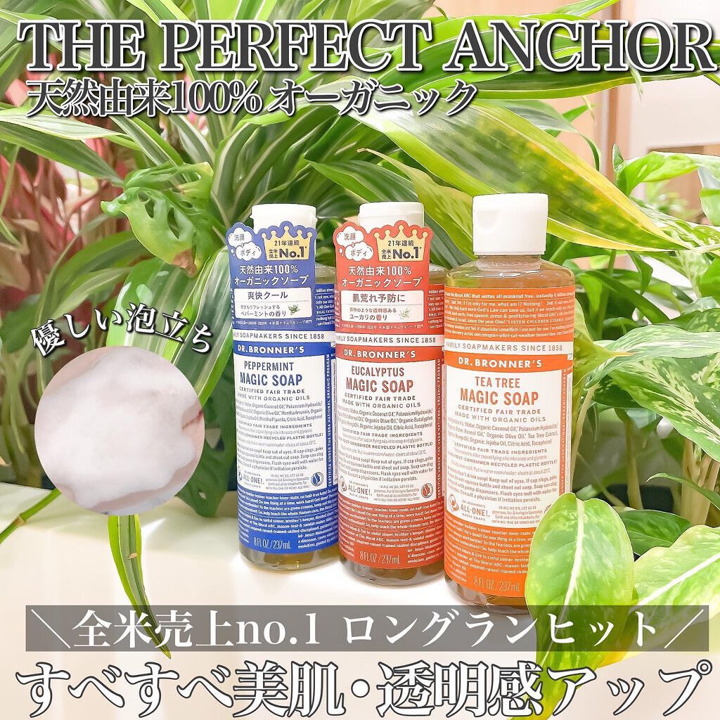 THE PERFECT ANCHOR ザ・パーフェクトアンカー ティートゥリー #24のクチコミ「＼全米売上no.1 ／
ロングランヒット愛され中！
ザパーフェクトアンカー🧖‍♀️
一本で顔も.....」（1枚目）