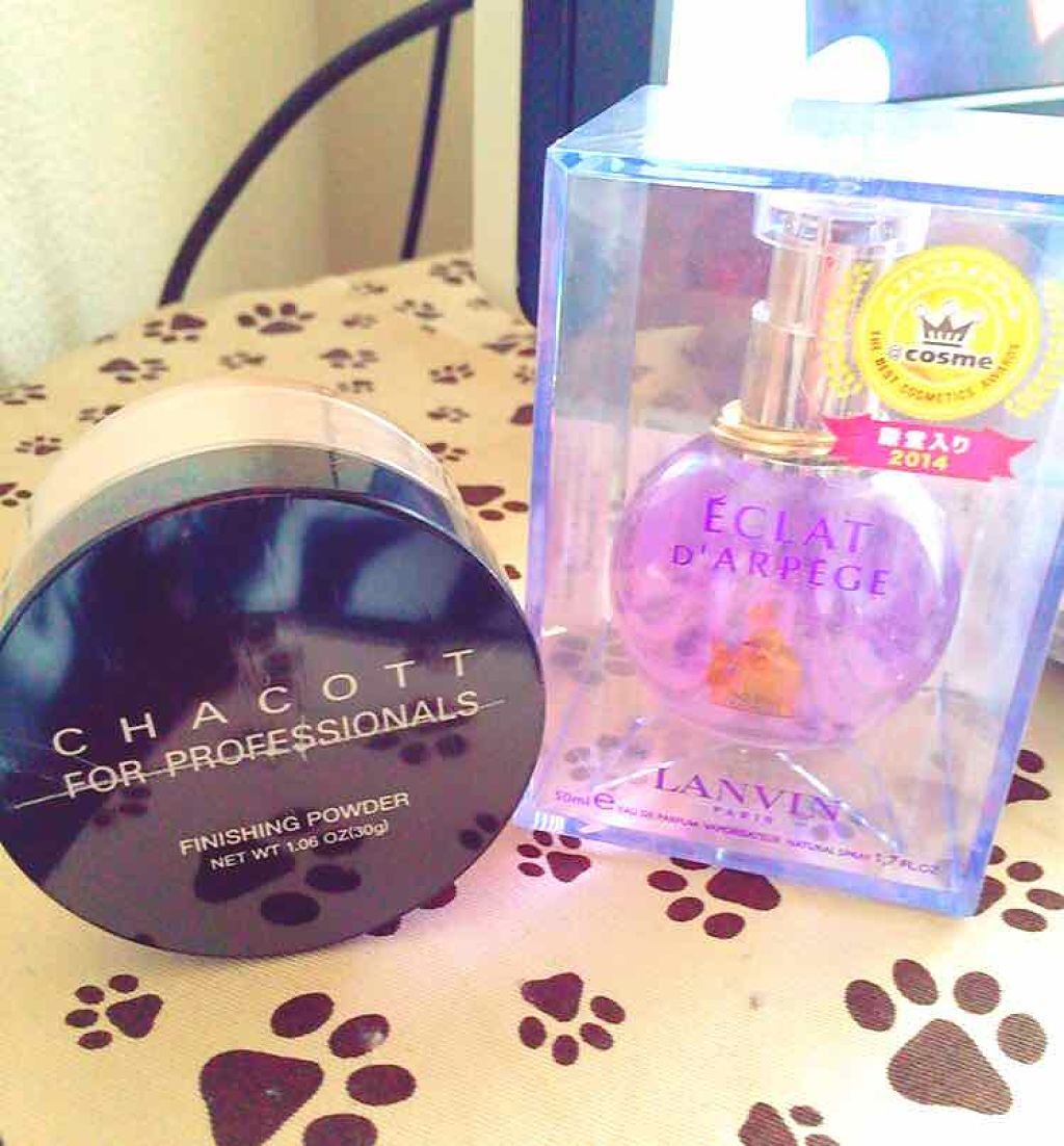 フィニッシングパウダー パールラメ入り/チャコット・コスメティクス/ルースパウダーを使ったクチコミ（1枚目）