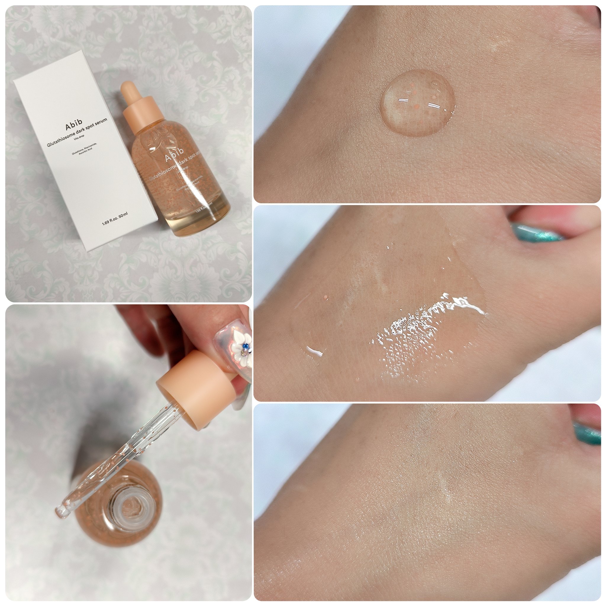 グルタチオンソームダークスポットセラムビタドロップ/Abib /美容液を使ったクチコミ（3枚目）