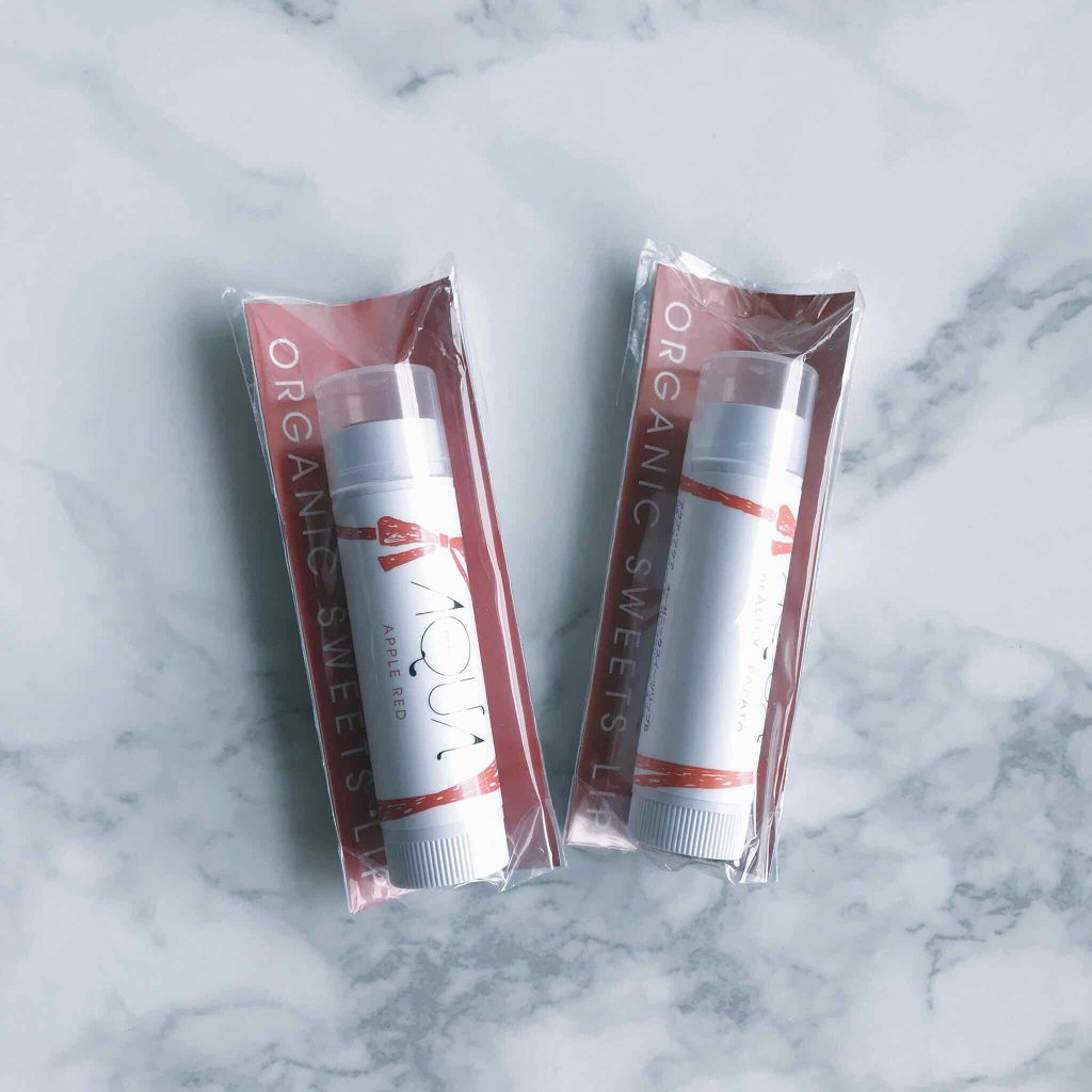 オーガニックスイーツリップ/アクア・アクア/リップケアを使ったクチコミ(3枚目)