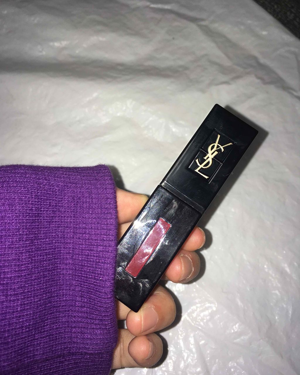 ルージュ ピュールクチュール ヴェルニ ヴィニルクリーム/YVES SAINT LAURENT BEAUTE/口紅を使ったクチコミ(1枚目)