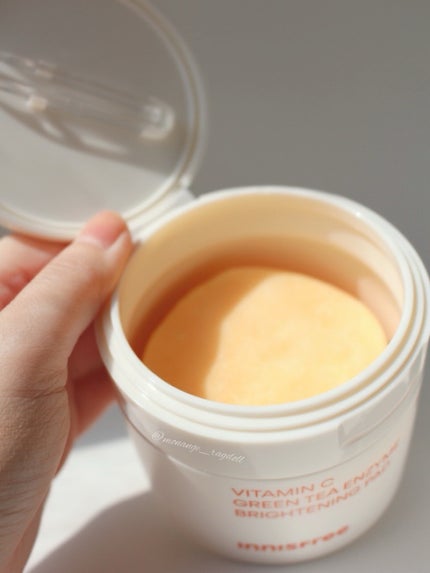 ビタC グリーンティーエンザイム ブライト パッド/innisfree/トナーパッドを使ったクチコミ(3枚目)