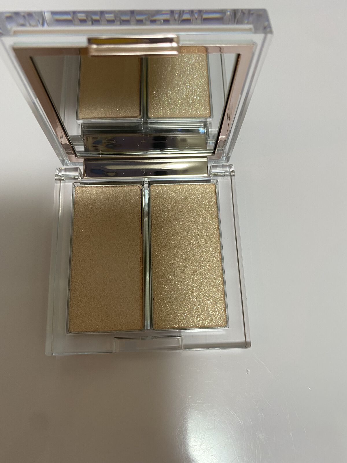 プリズムハイライターデュオ 01 CREAM FIZZ/CLIO/パウダーハイライトを使ったクチコミ（2枚目）