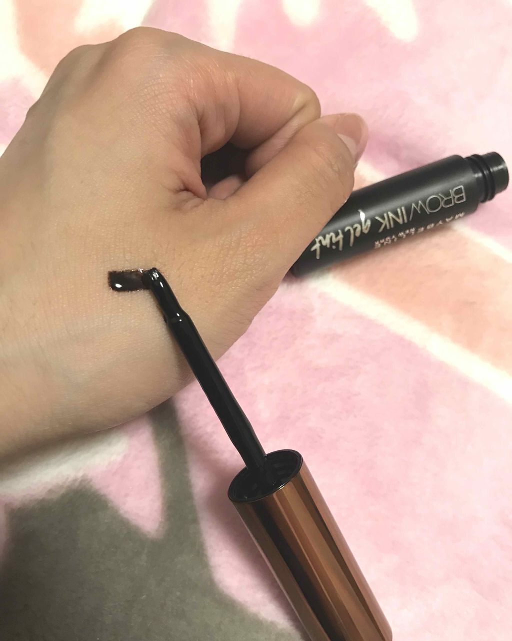 ブロウインク ジェルティント/MAYBELLINE NEW YORK/眉ティントを使ったクチコミ(2枚目)