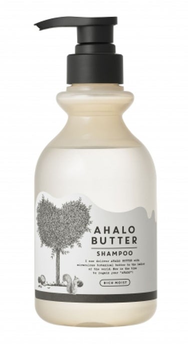 リッチモイスト バターとメープルシロップのモコモコ泡のシャンプー／バターとヨーグルトのとろとろトリートメント AHALO BUTTER