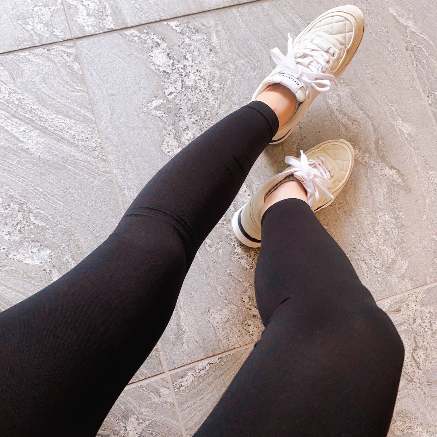 スリムレギンス color+/BELMISE/着圧ソックス・レギンスを使ったクチコミ(4枚目)