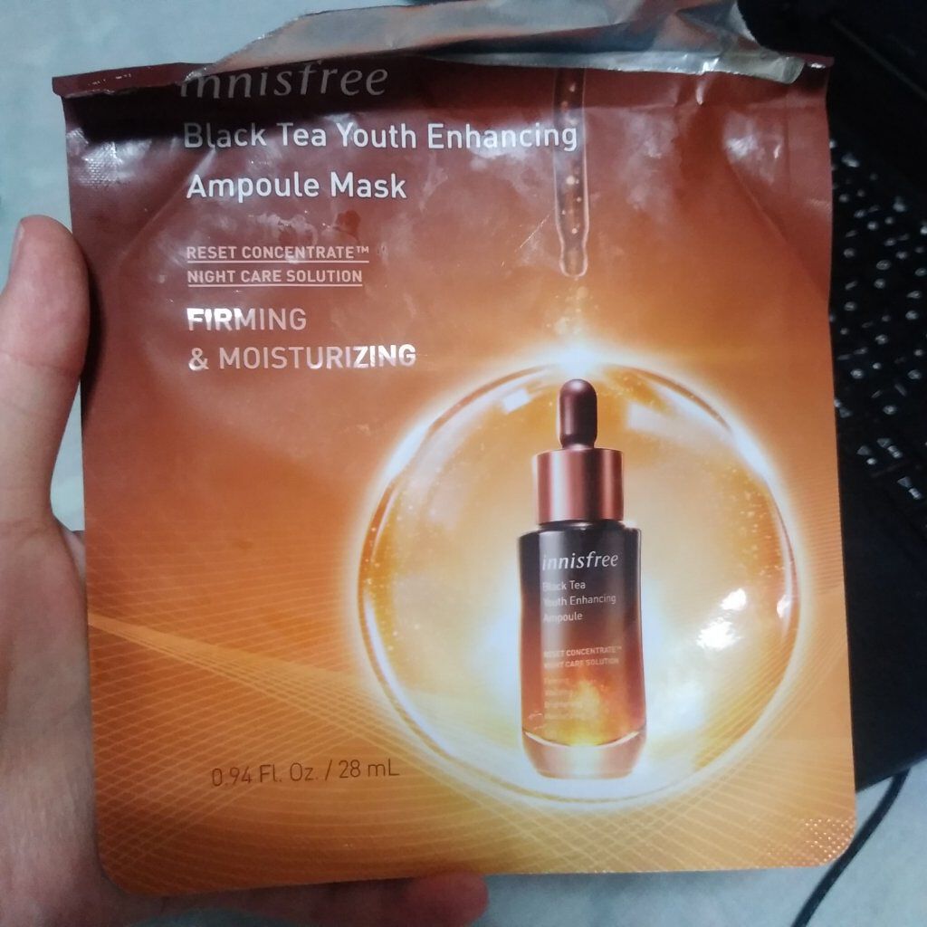 ブラックティー ユース マスクシート/innisfree/シートマスク・パックを使ったクチコミ(1枚目)