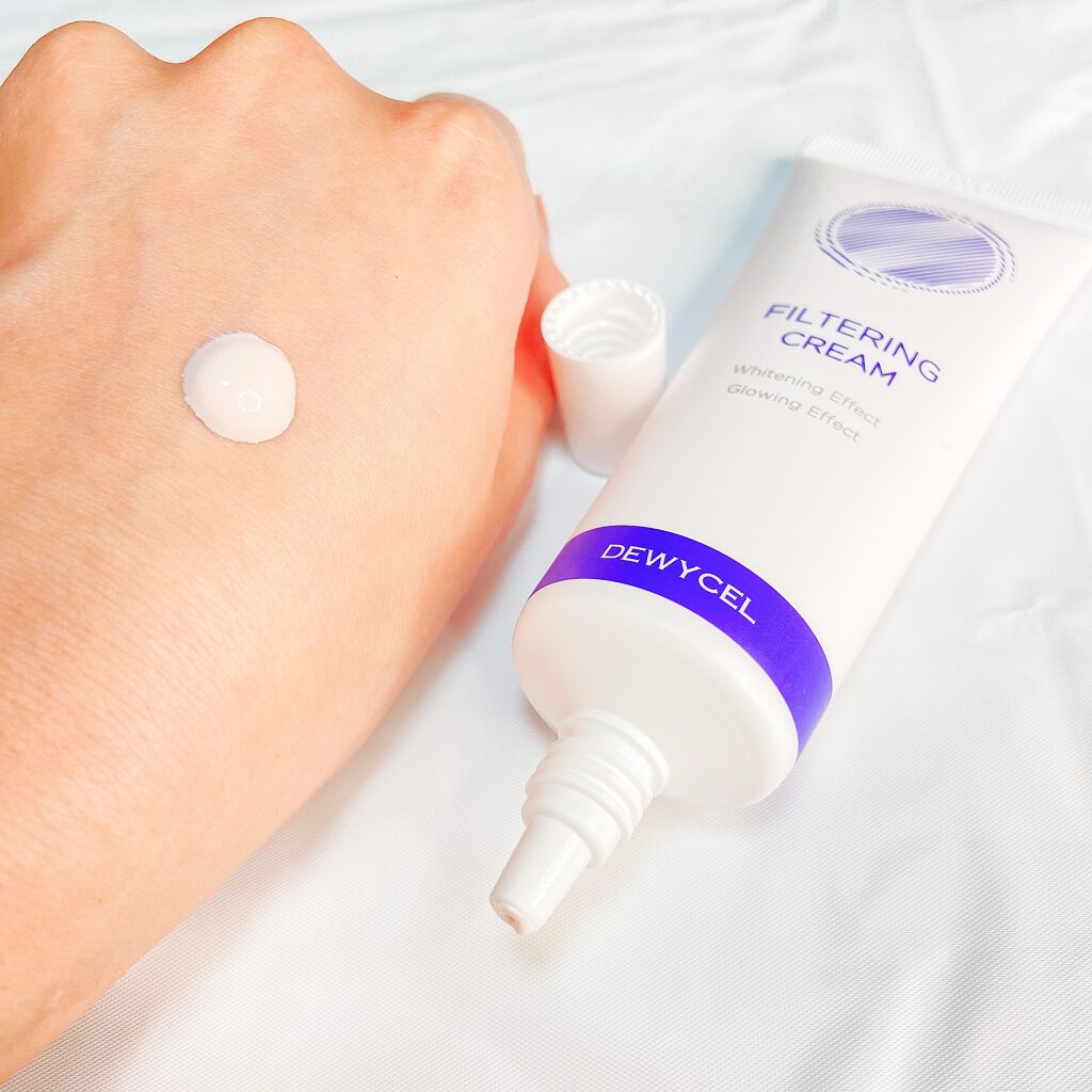 フィルタリングクリーム/DEWYCEL/日焼け止めクリームを使ったクチコミ（2枚目）