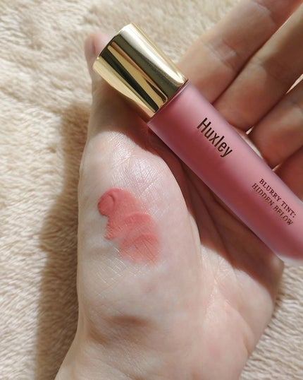 ブラーリーティント ヒドゥンビロウ/Huxley/リップティントを使ったクチコミ(3枚目)