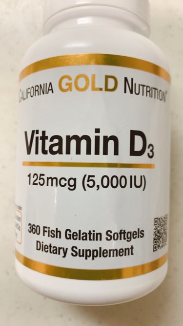 ビタミンD3/CALIFORNIA GOLD NUTRITION/健康サプリメントを使ったクチコミ（4枚目）