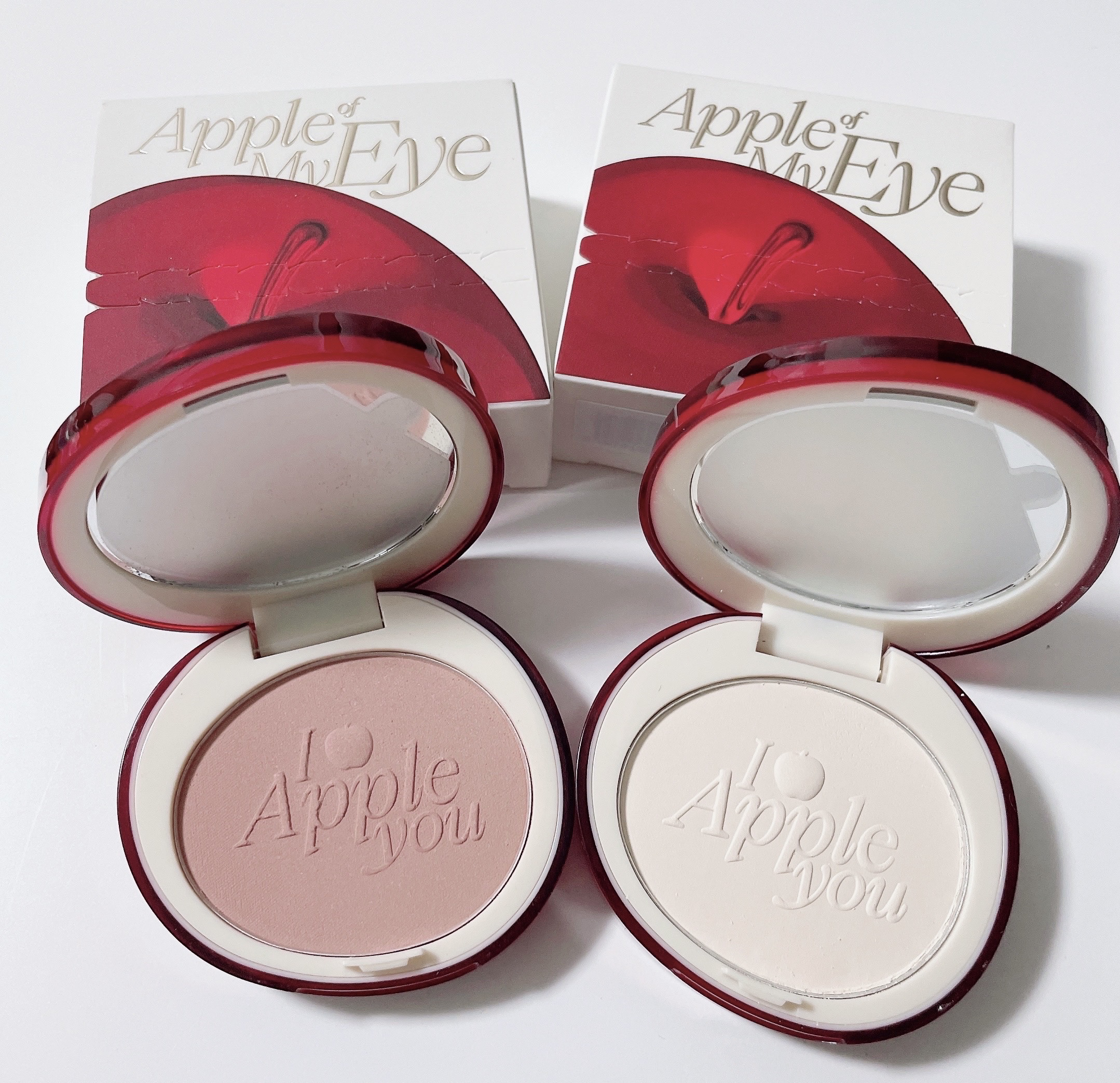 APPLE YOU ニュアンスグロウパウダー/Joocyee/パウダーチークを使ったクチコミ（2枚目）