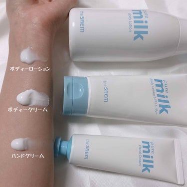 the SAEM pure milk Body Lotion のクチコミ「theSAEM [ pure milk series ]﻿
﻿
﻿
﻿
しっとりなめらかなミル.....」（3枚目）