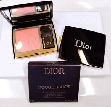 Dior ディオールスキン ルージュ ブラッシュのクチコミ「✨ラメ・グリッター好きさん必見✨ Dior 溺愛チーク🪄
ザクザクラメ感のディオールスキン 6.....」（1枚目）