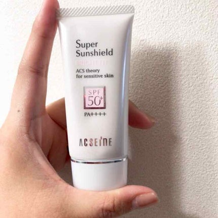スーパーサンシールド ブライトフィット/ACSEINE/日焼け止めミルクを使ったクチコミ(2枚目)