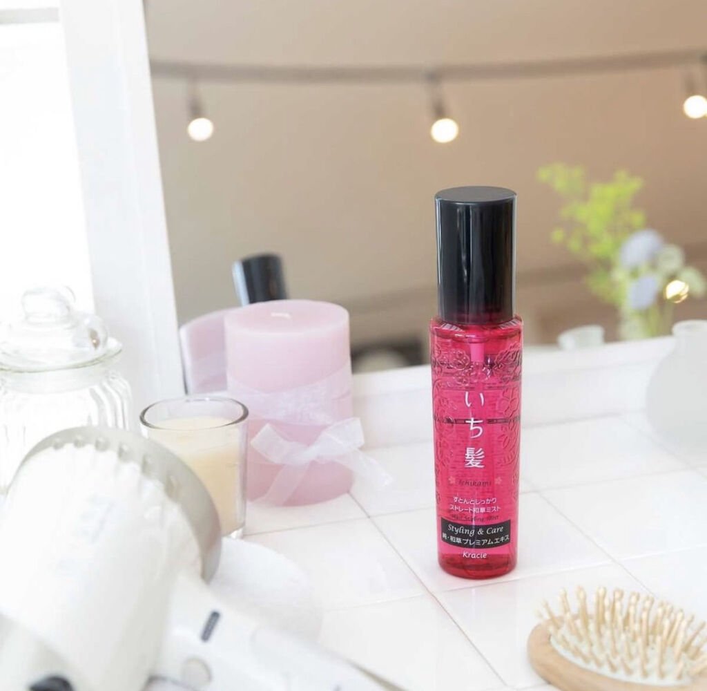 すとんとしっかりストレート和草ミスト/いち髪/ヘアミストを使ったクチコミ（1枚目）