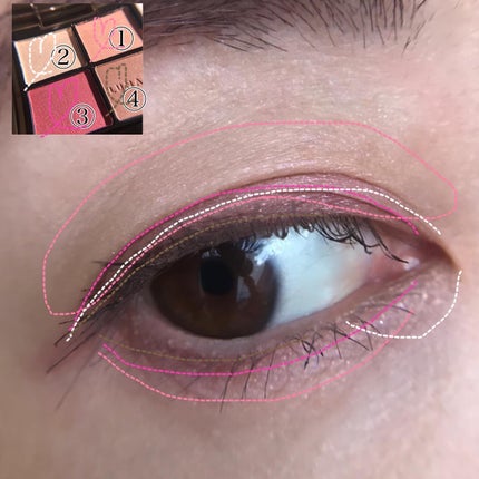 アイカラーレーション/LUNASOL/アイシャドウパレットを使ったクチコミ(8枚目)