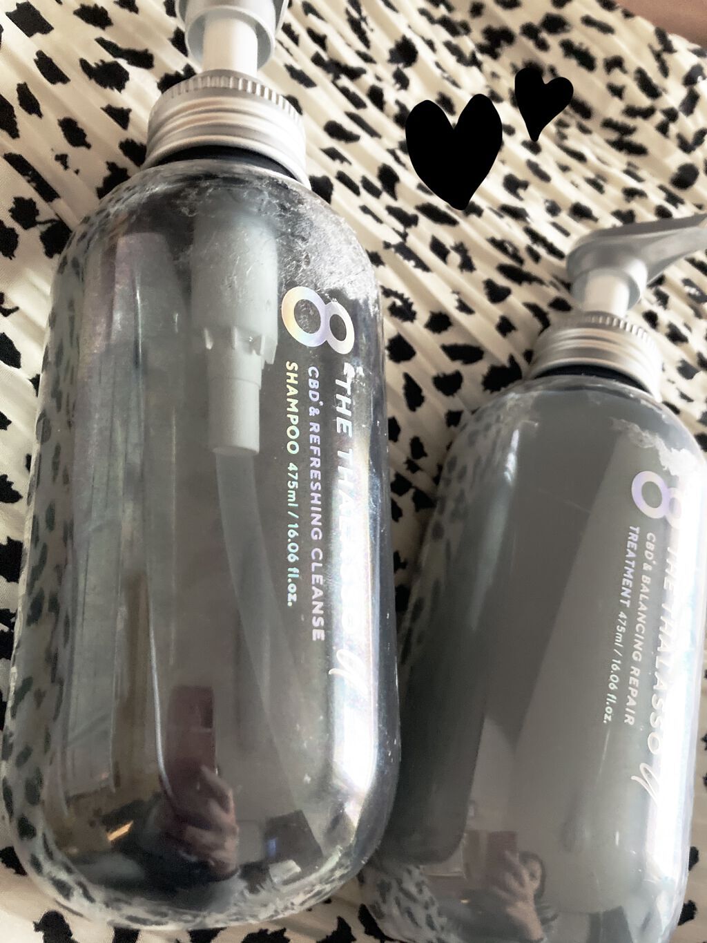 エイトザタラソ ユー CBD＆リフレッシング クレンズ 美容液シャンプー／CBD＆バランシング ダメージリペア 美容液ヘアトリートメント/エイトザタラソ/市販シャンプーを使ったクチコミ（1枚目）