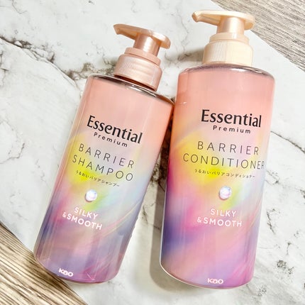 エッセンシャルプレミアム バリアシャンプー・コンディショナー シルキー&スムース/エッセンシャル/市販シャンプーを使ったクチコミ(1枚目)