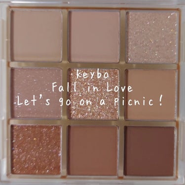 KEYBO FALL IN LOVE SHADOW PALETTE/keybo/パウダーアイシャドウを使ったクチコミ（2枚目）