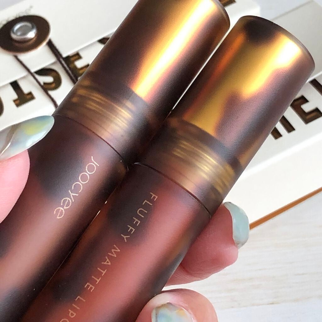 琥珀セミマットリップ/Joocyee/口紅を使ったクチコミ(2枚目)