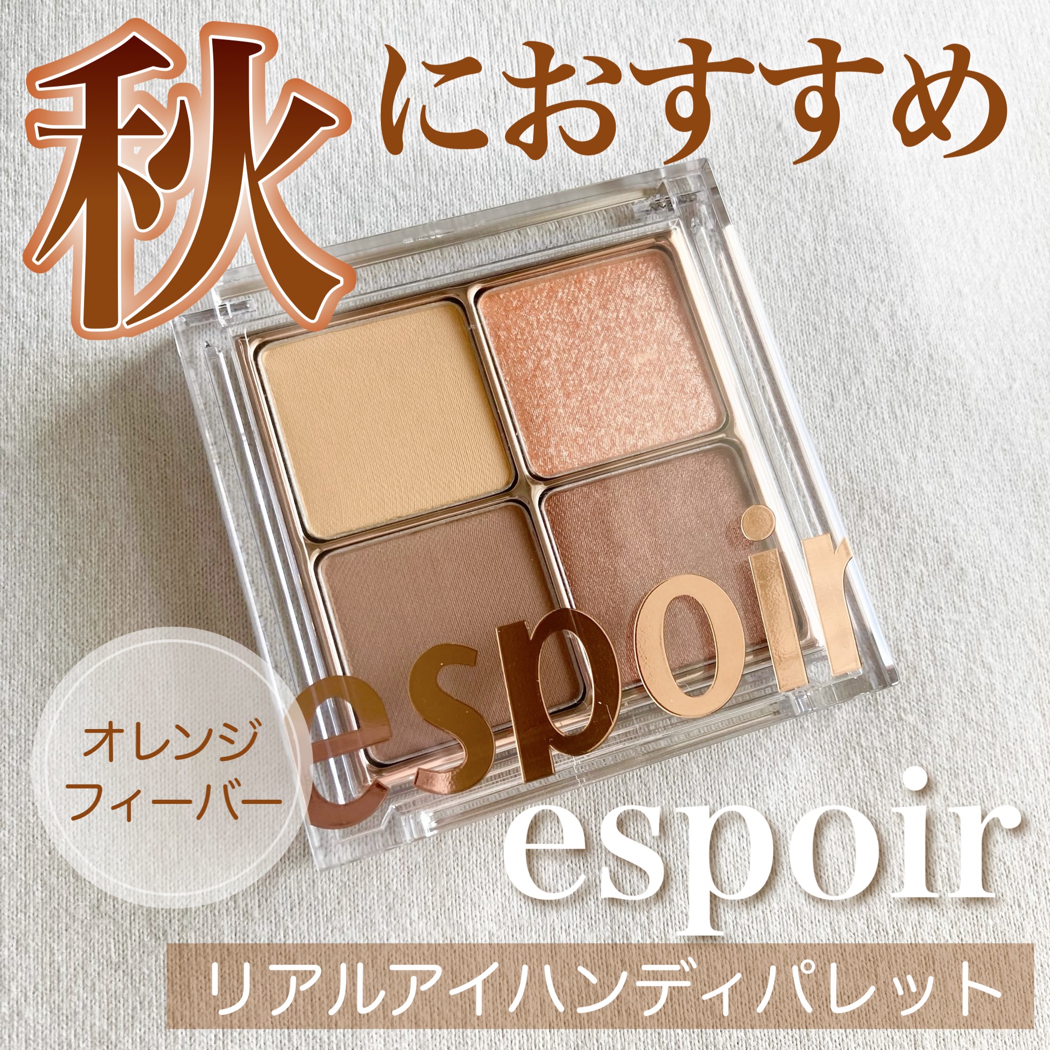 リアルアイハンディパレット/espoir/アイシャドウパレットを使ったクチコミ（1枚目）
