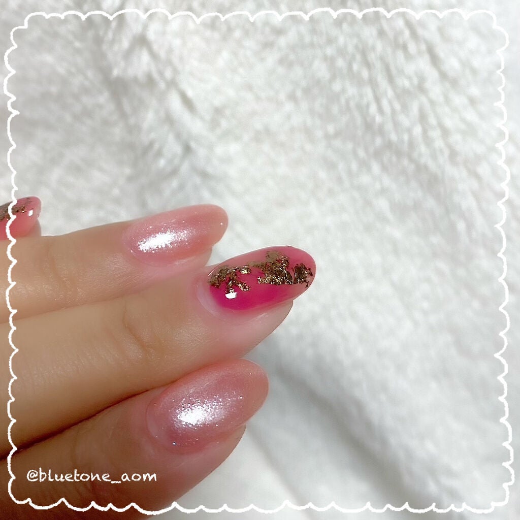 ネイルホイル/セリア/ネイルシールを使ったクチコミ(4枚目)