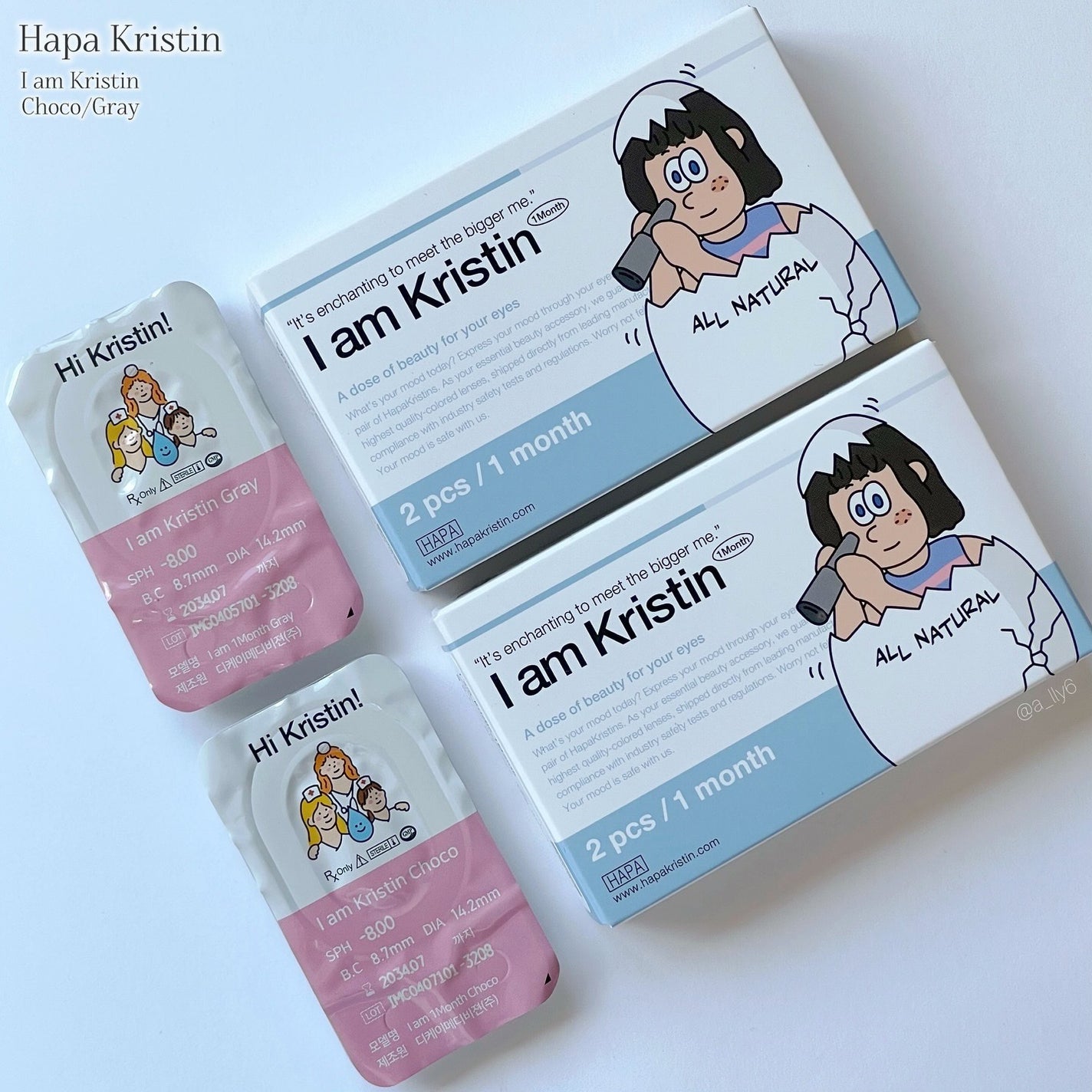 I am Kristin/Hapa kristin/1ヶ月(1MONTH)カラコンを使ったクチコミ(6枚目)