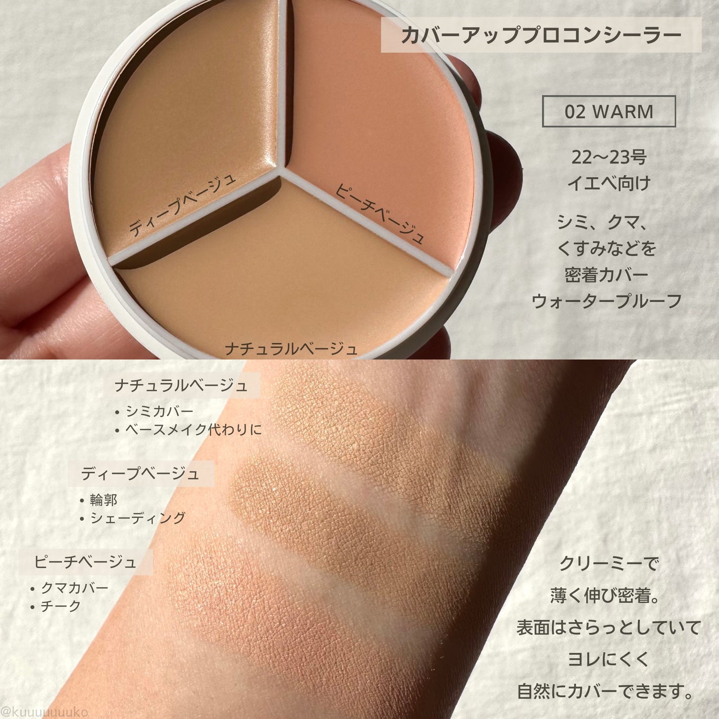 カバーアッププロコンシーラー/TFIT/パレットコンシーラーを使ったクチコミ(2枚目)