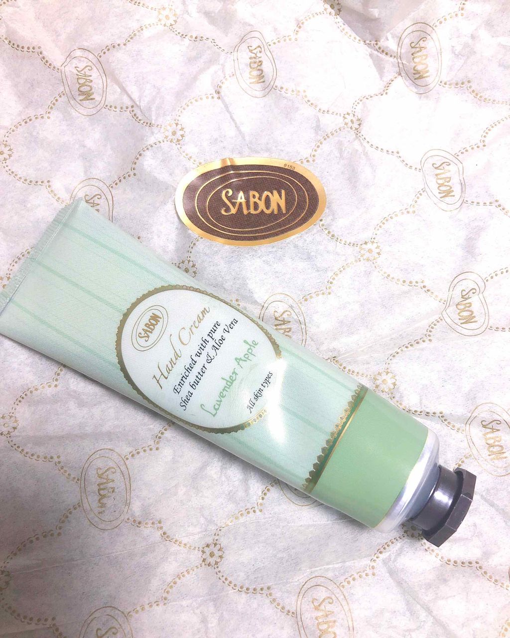 ハンドクリーム　ラベンダー•アップル/SABON/ハンドクリームを使ったクチコミ（1枚目）