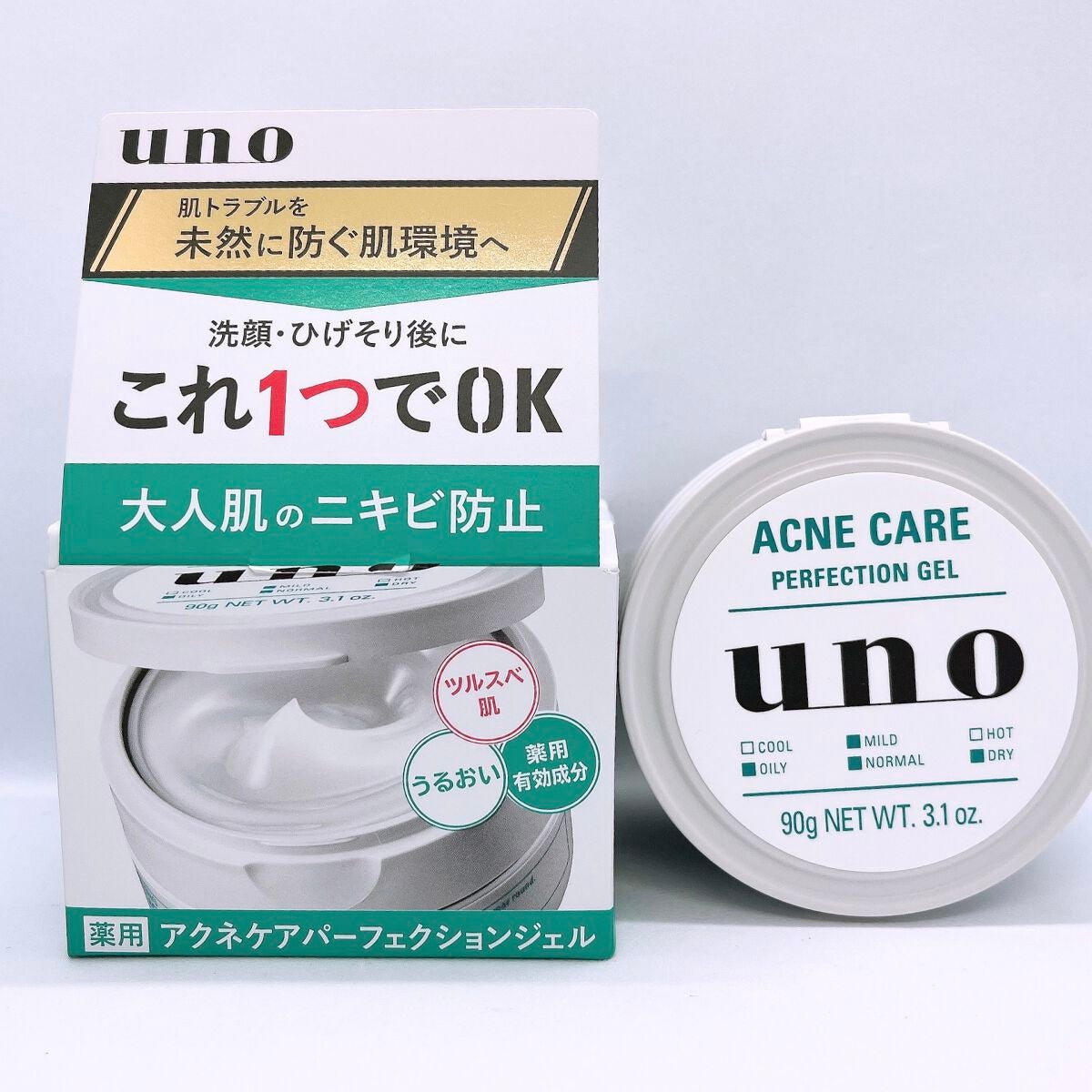 ウーノ アクネケア パーフェクションジェル   fA  (医薬部外品)/UNO/オールインワン化粧品を使ったクチコミ(1枚目)