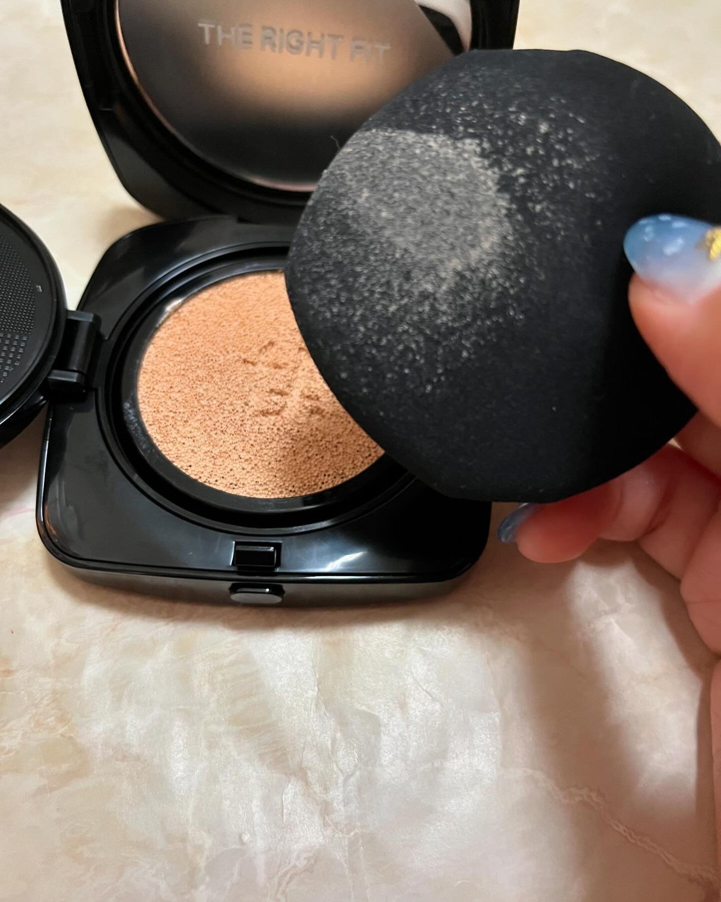 レイヤリングフィット グロークッションEX/TFIT/クッションファンデーションを使ったクチコミ(2枚目)