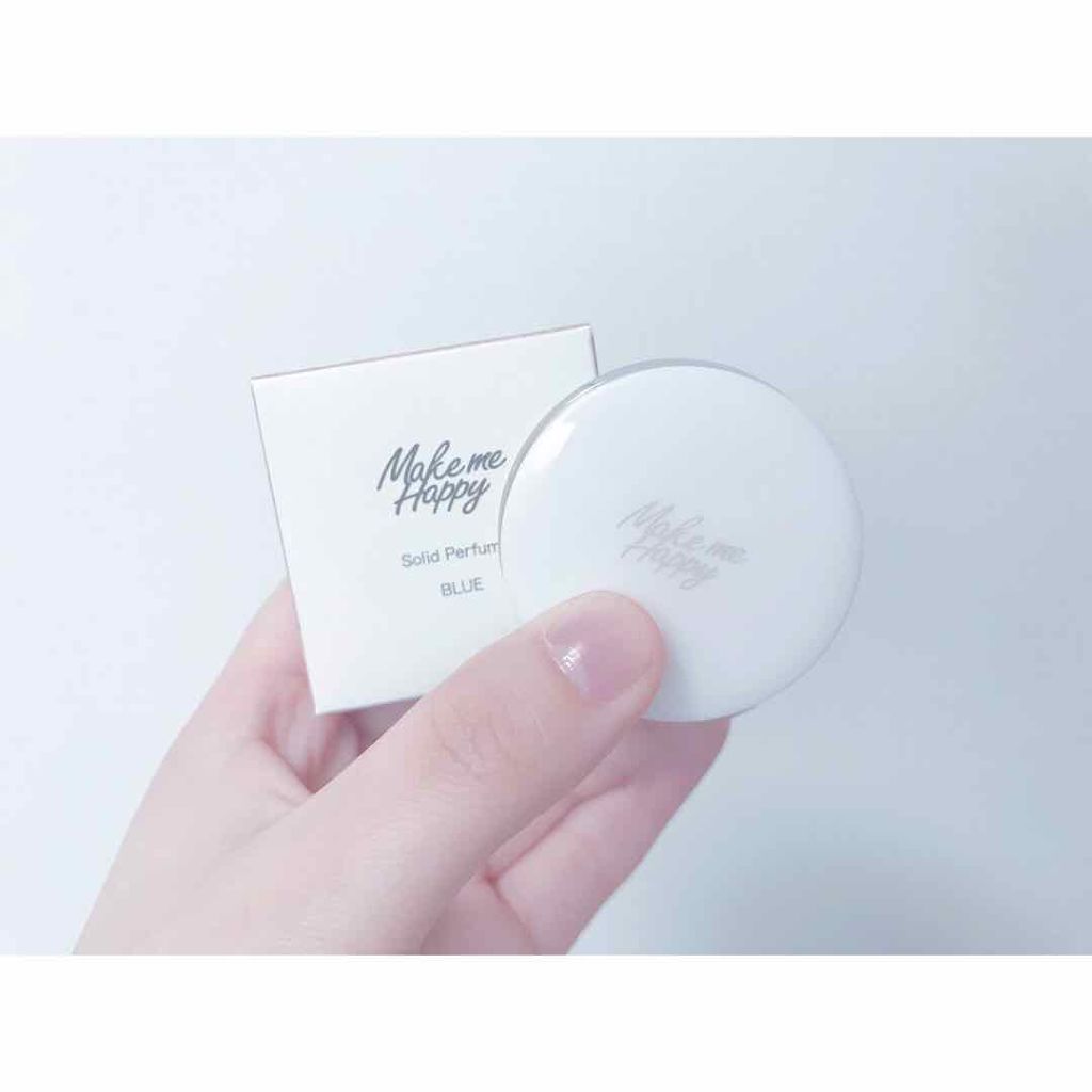 メイクミーハッピー ソリッドパフューム BLUE/キャンメイク/練り香水を使ったクチコミ(1枚目)