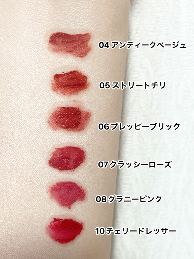 リップシルエットマットベルベットティント/i’m meme/リップティントを使ったクチコミ（2枚目）