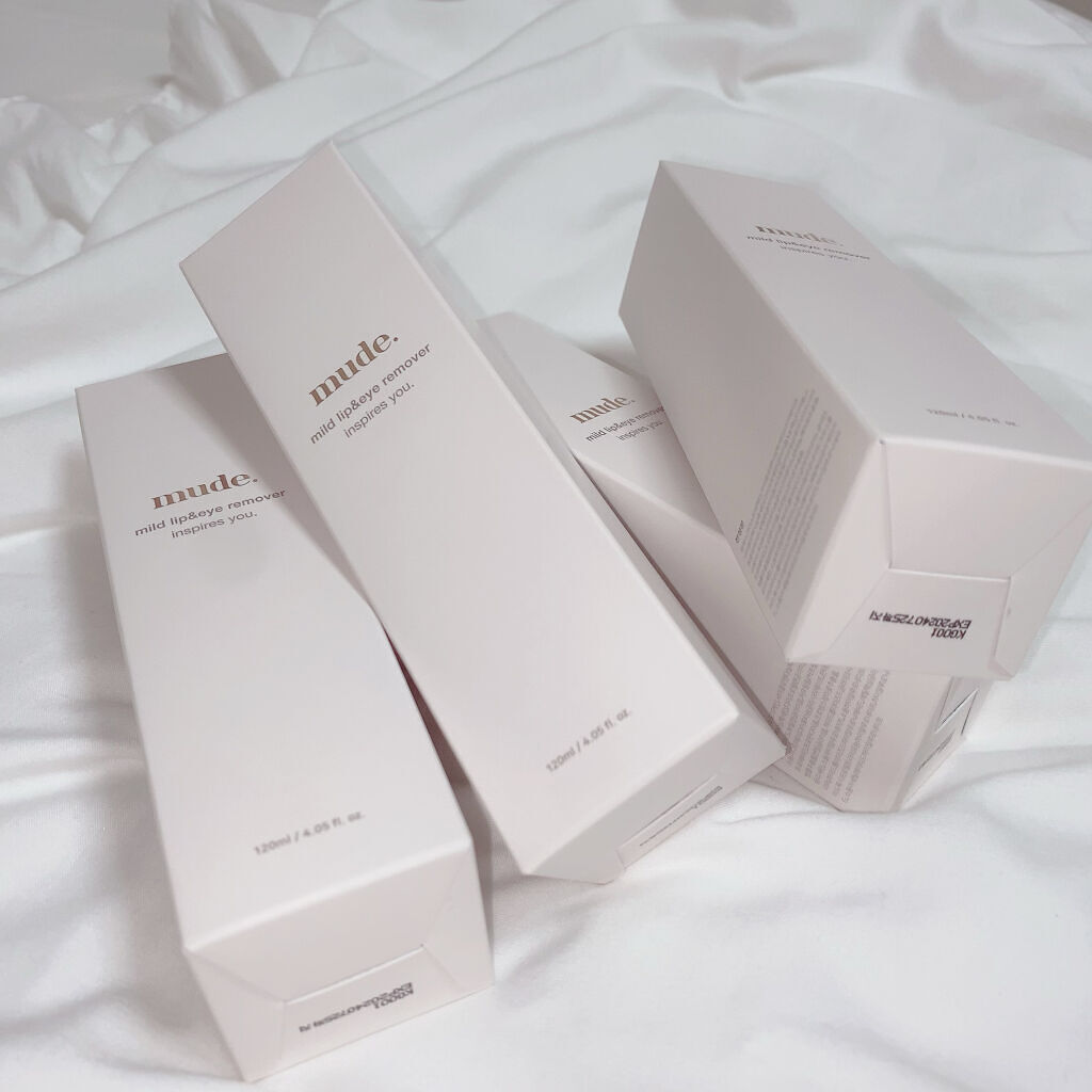 マイルドリップ＆アイリムーバー/mude./ポイントメイクリムーバーを使ったクチコミ（2枚目）