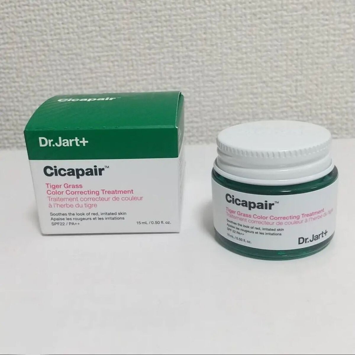 シカペア カラーコレクティング トリートメントクリーム SPF22・PA++/Dr.Jart＋/フェイスクリームを使ったクチコミ（1枚目）