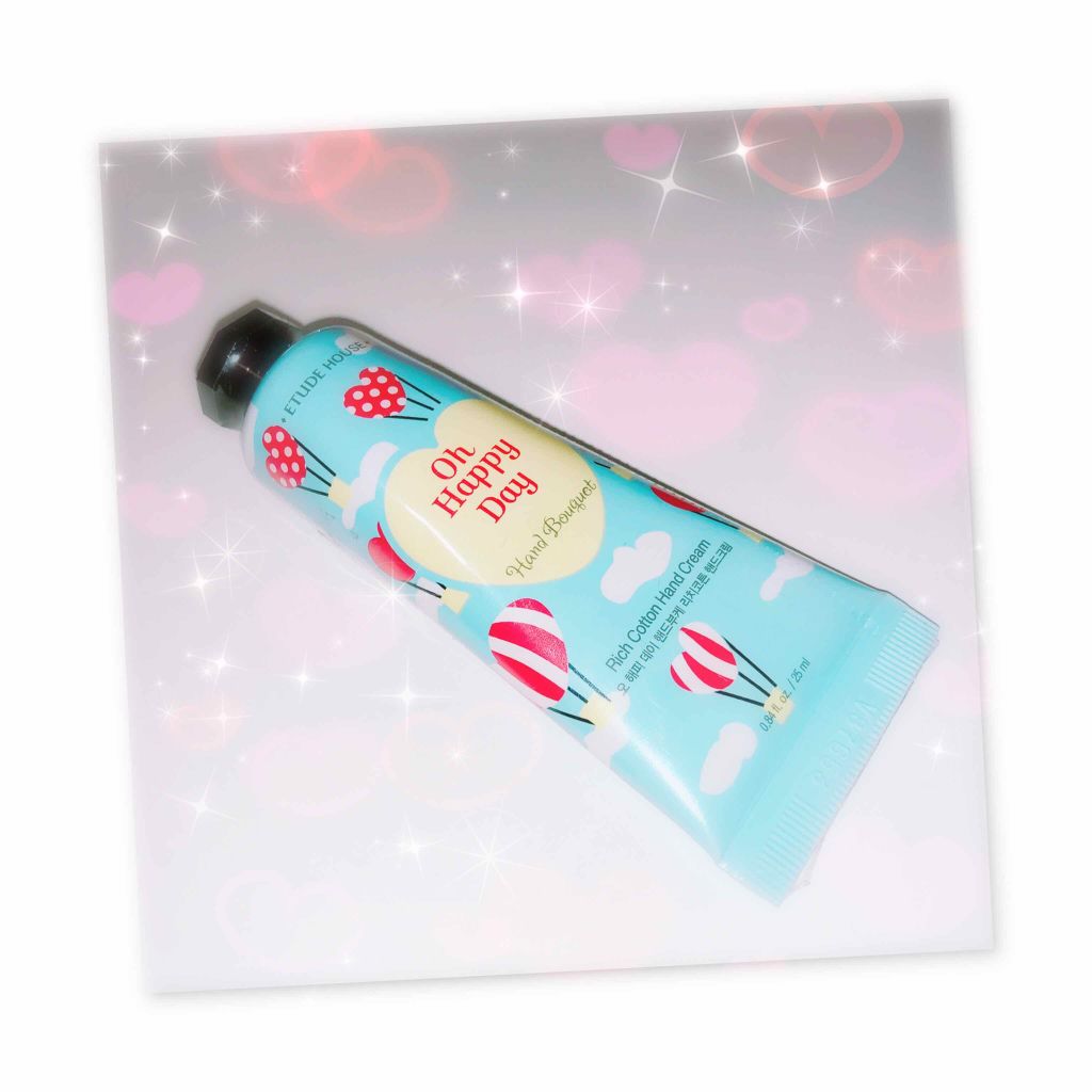 オーハッピーデイ ハンドブーケ ハンドクリーム Rich Cotton/ETUDE/ハンドクリームを使ったクチコミ（1枚目）