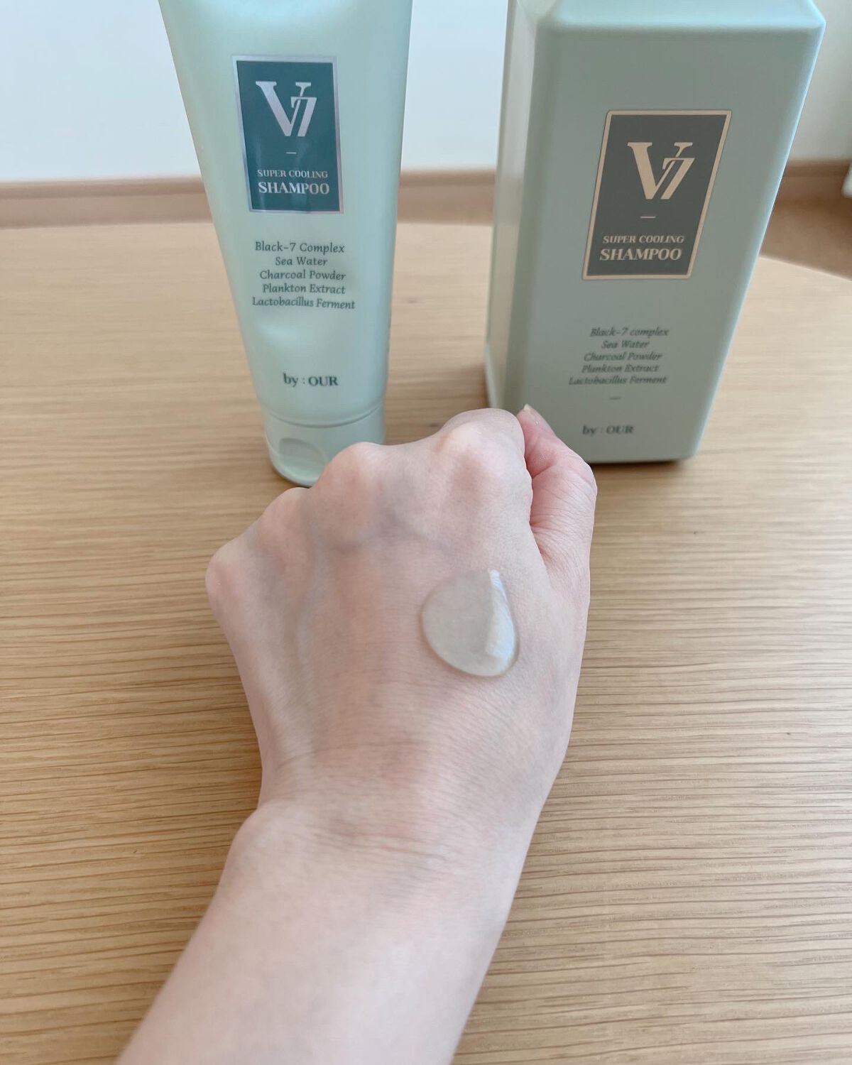 V7 スーパークーリング シャンプー/by : OUR/サロンシャンプーを使ったクチコミ(2枚目)