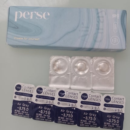 perse 1day/perse/ワンデー(1DAY)カラコンを使ったクチコミ(4枚目)