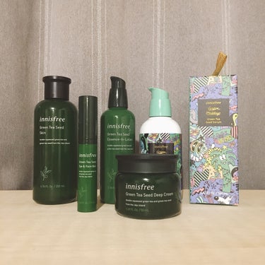 グリーンティーシード セラム 限定パッケージ/innisfree/美容液を使ったクチコミ（1枚目）