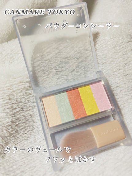 パステルヴェールコンシーラー/キャンメイク/パレットコンシーラーを使ったクチコミ(1枚目)