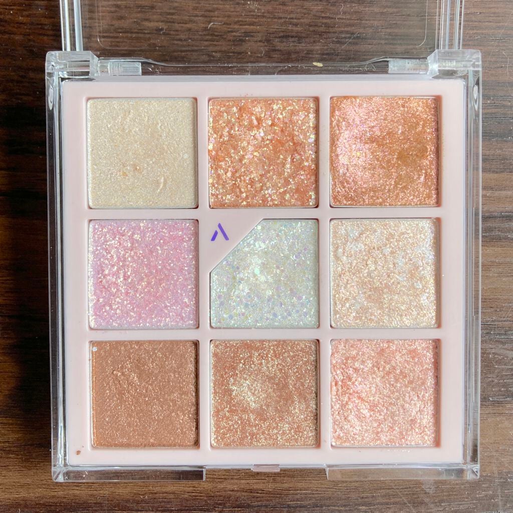 グリッターペディアアイパレット/unleashia/アイシャドウパレットを使ったクチコミ(8枚目)