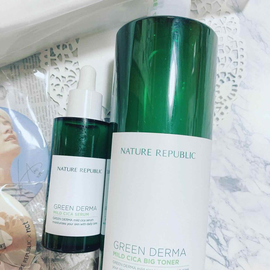グリーン ダーマCICAビックトナー/ネイチャーリパブリック/化粧水を使ったクチコミ(2枚目)