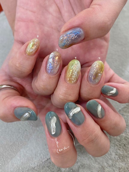 水彩メタリックパレット/ネイル工房/ネイル用品を使ったクチコミ(1枚目)